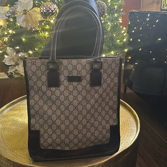 Gucci Monogram Tote Bag - Picture 1 of 9